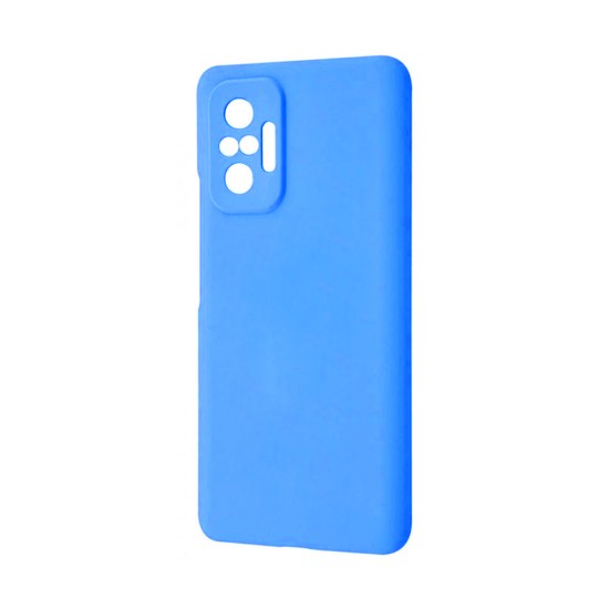 Capa de Silicone para Xiaomi Redmi Note 10s Azul